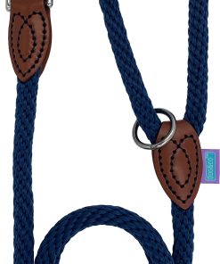 Hem and Boo Soft Touch Rope Lead Blue